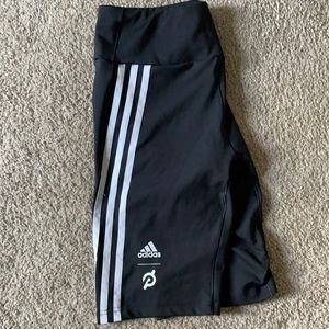 Black peloton x adidas biker shorts